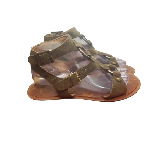 OTBT Fallbrook green suede gladiator sandals - Picture 2 of 12